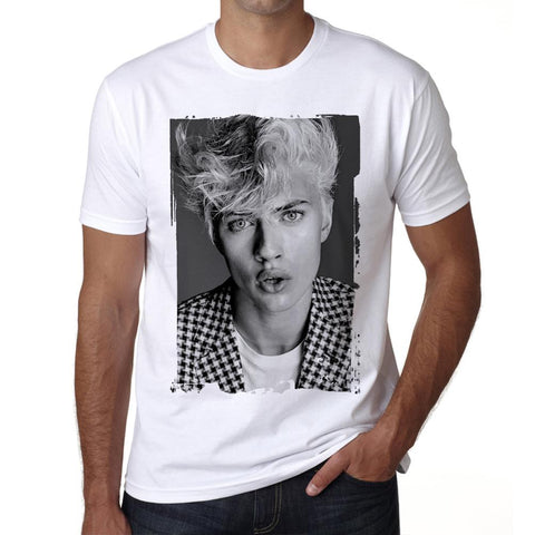 Lucky Blue Smith Men's T-shirt White Birthday Gift 00515