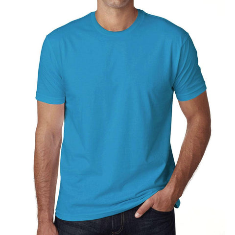 Blue Mens Plain T-Shirt Birthday Gift 00519