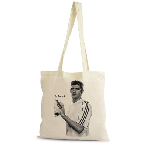Steven Gerrard Shopping Bag, Natural, Cotton, Gift, Beige